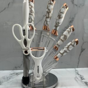 Set De Cuchillos Marmolizado.
