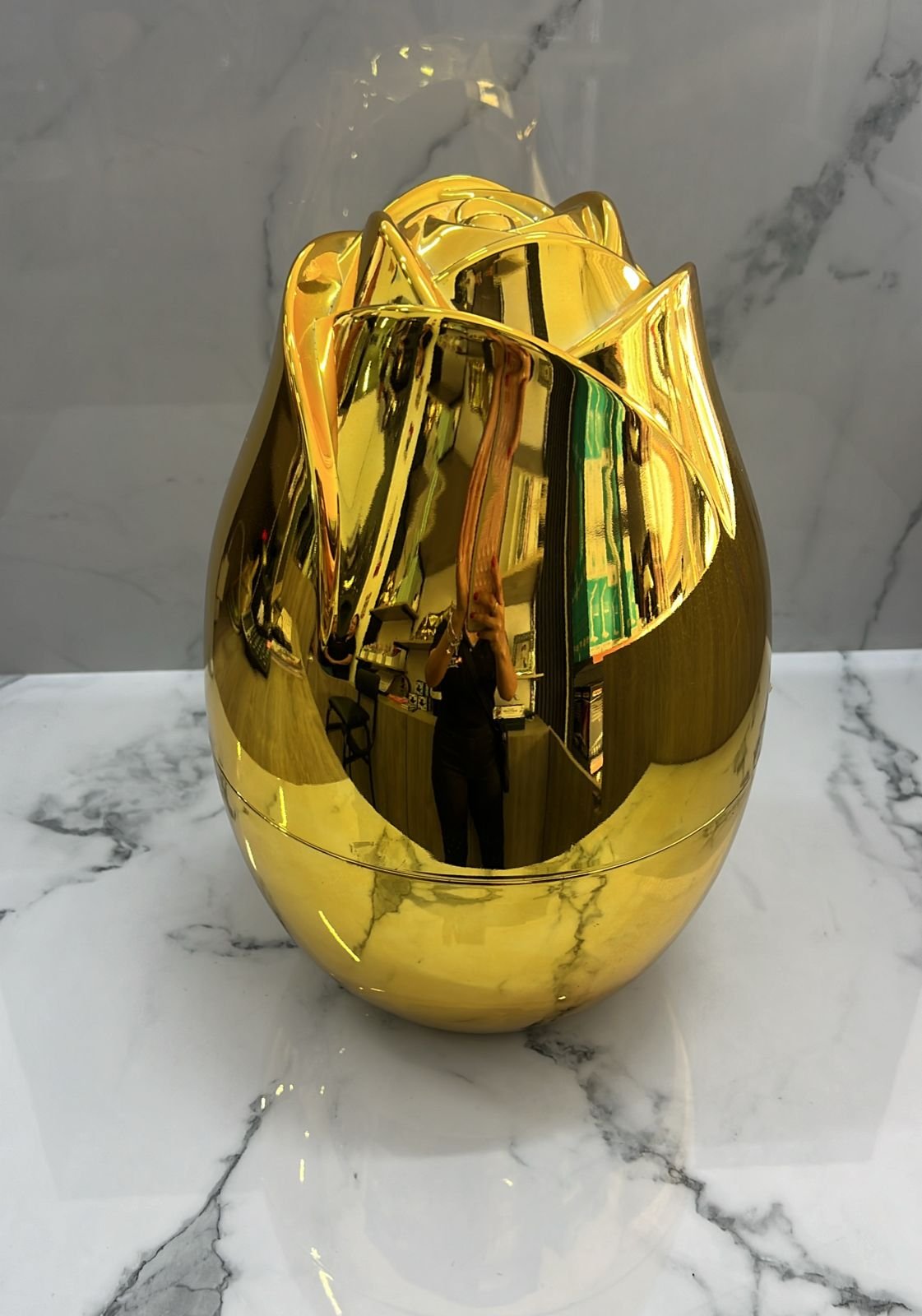 Huevo Tipo Rosa Porta Cubiertos Ros-O