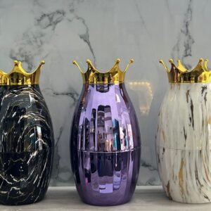 Huevo Decorativo Con Corona. Huq-N-P-O-Mo