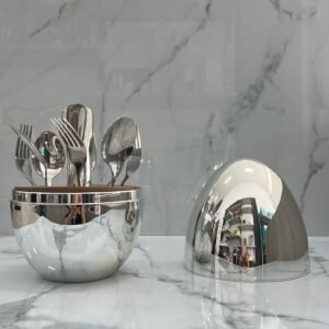 Huevos  Decorativos Porta Cubiertos. Huem-N-O