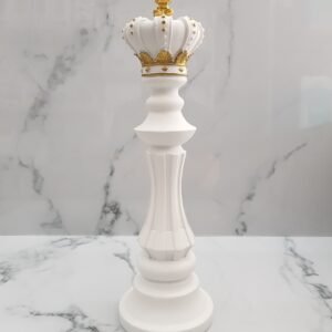 Adorno Ajedrez Rey Blanco.