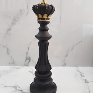 Adorno Ajedrez Rey Negro.