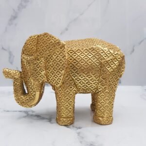 Adorno Elefante Mediano Dorado.