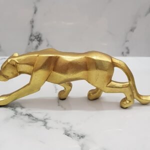 Adorno Pantera Dorada Pequeño.