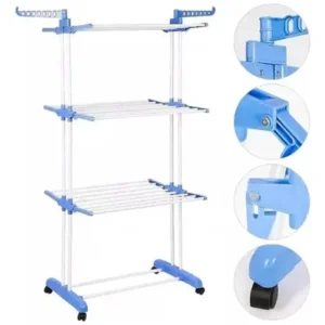 Tendedero Ropa Perchero Plegable Colgador De 3 Niveles.