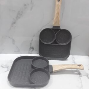 Paila Antiadherente De 3 Puestos.